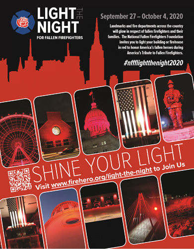 Light the Night for Fallen Firefighters to Shine Bright in 2020