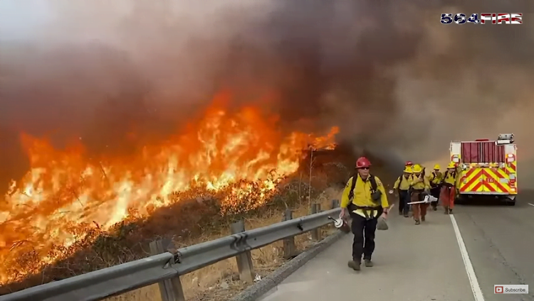 Video: California’s Cypress Fire
