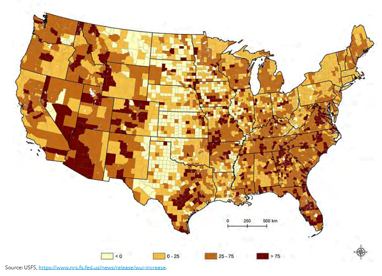 USFA: Analysis of NFIRS Incidents in the Wildland Urban Interface