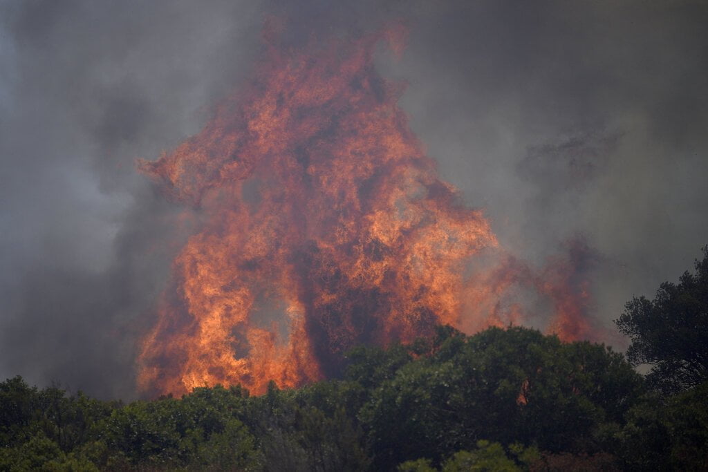 French Riviera Wildfire Not Spreading But Still Uncontrolled