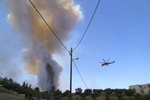 New wildfires outside Athens