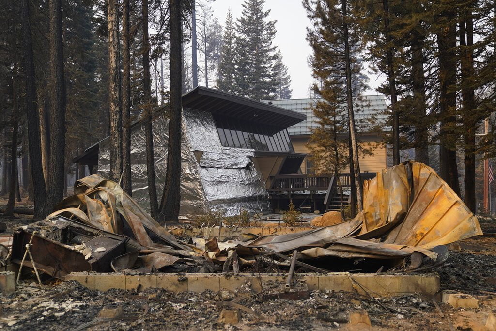 Aluminum Wrap Used to Protect Homes from CA Wildfires