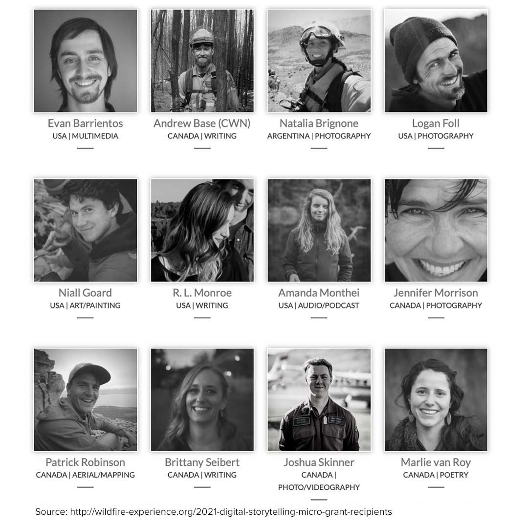Wildland storytelling award winners