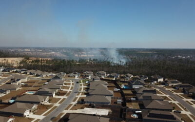 Wildfire Forces Evacuation of 100s of Homes in Florida Panhandle