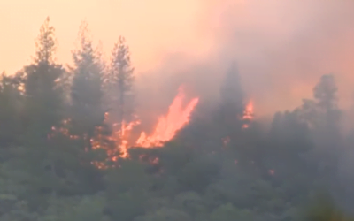 Northern CA Wildfire Threatens 500 Buildings