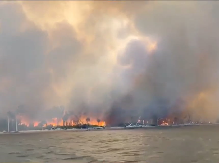 Wildfire Threatens Unspoiled GA Island Rich in History
