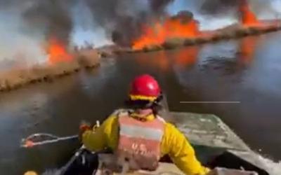 Video: A Life Vest and an Airboat for a Wildland Fire? Yep!