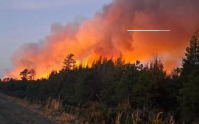 Out-of-control Wildfire in Eastern NC Grows to 5,200 Acres