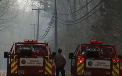 NJ Wildfire Spreads to 257 Acres, Threatens 30 Structures