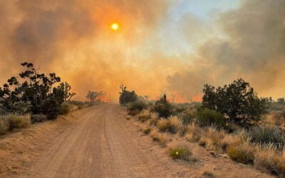 Crews Are Battling ‘Fire Whirls’ in CA Mojave Desert