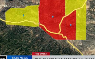 Highland Fire Burns 1,200 Acres and Multiple Structures, Spurs Evacuations in CA