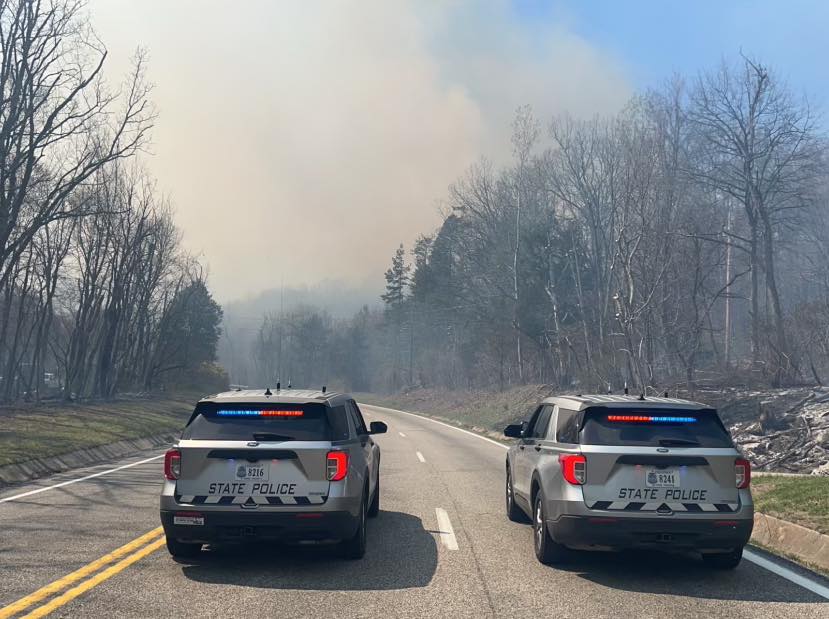 Crews Battle Scores of Wildfires in VA, Including a Blaze in Shenandoah National Park