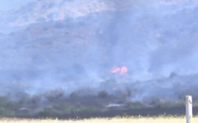 Evacuation Warning Issued as Wildfire Burns Hundreds of Acres in Santa Barbara County (CA) Hills