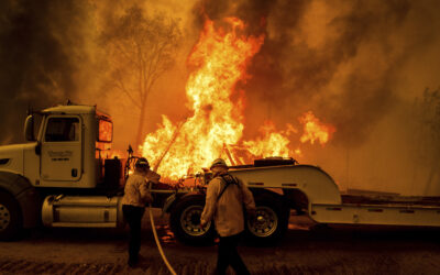 Lightning and a Burning Car Pushed Into a Gully Are Blamed for Wildfires Scorching the West