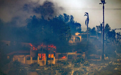 3,500 Homes Under Threat As Fire Burned Through Ventura County (CA) Neighborhoods