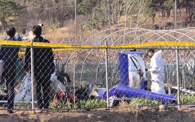 Pilot Dies After His Helicopter Crashes While Extinguishing a Fire in South Korea