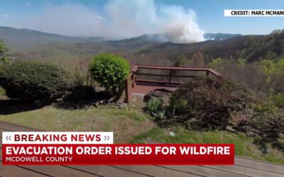 Evacuations Ordered for McDowell County (NC) Wildfire