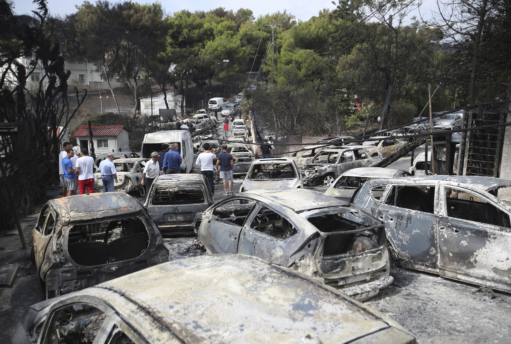 Greece wildfire
