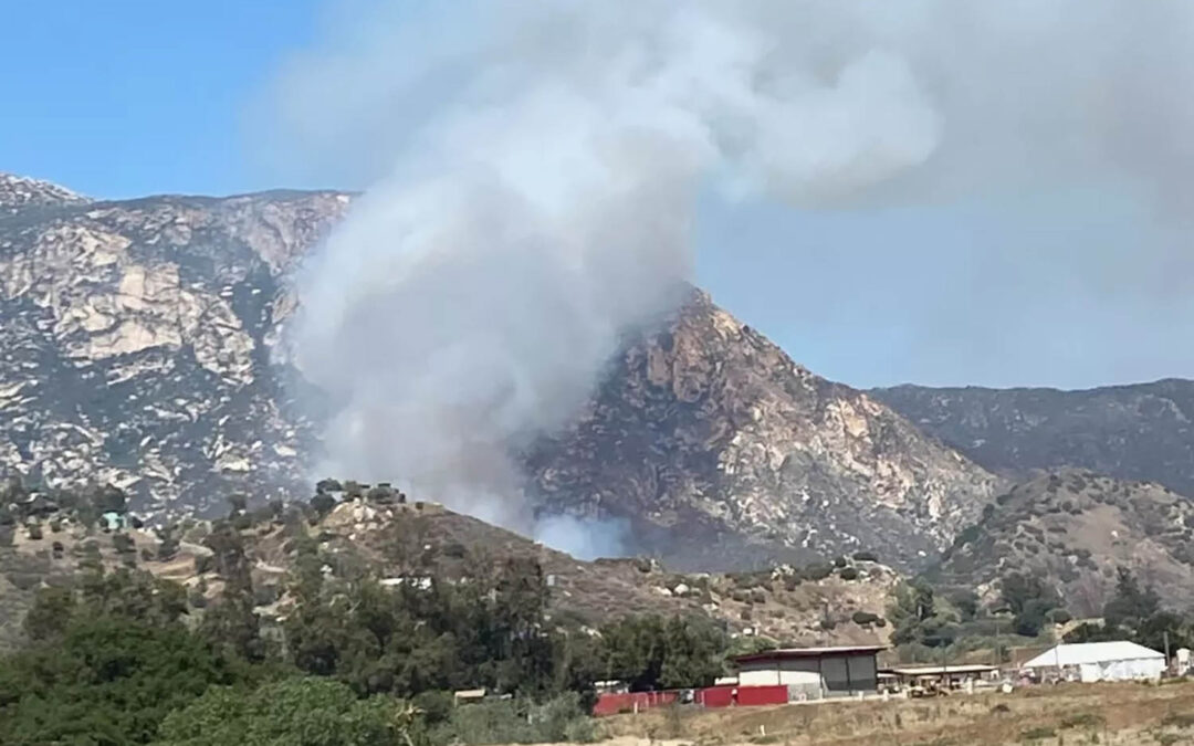 Wildfire Threatens Structures in Eastern San Diego County (CA); Evacuations Ordered